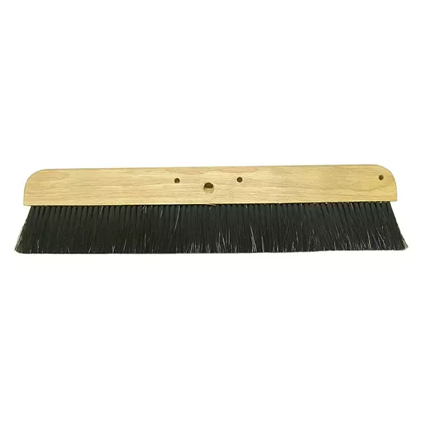 Weiler 792 Cement Finishing Brush Head - Black Polypropylene Bristle - 36 in Hardwood Block - 79253 [PRICE is per BRUSH]