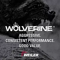 Weiler 56099 4-Inch Cutting Wheel, Wolverine AO Steel/Metal Fast Cut, Value Cutting