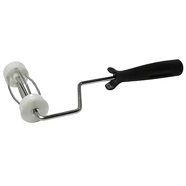 Weiler 49018 4-Inch Roller Frame, 4-Wire Cage w/Plastic Handle & 2-Plastic Caps
