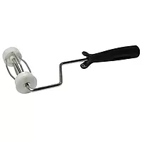 Weiler 49018 4-Inch Roller Frame, 4-Wire Cage w/Plastic Handle & 2-Plastic Caps