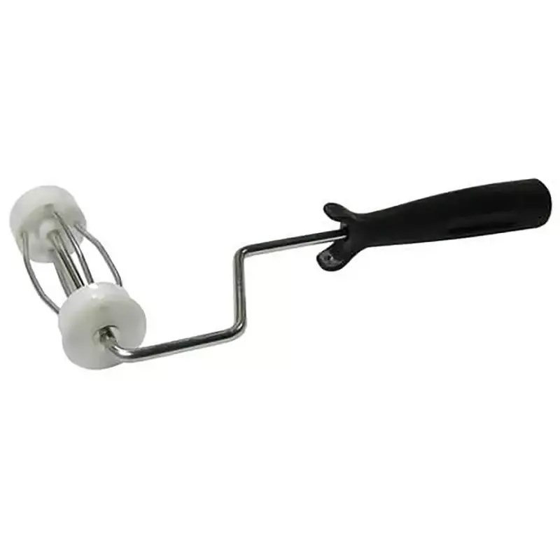 Weiler 49018 4-Inch Roller Frame, 4-Wire Cage w/Plastic Handle & 2-Plastic Caps