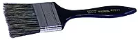 Weiler 40027 1" Vortec Pro Chip & Oil Brush, Grey China Bristle, 1-3/4" Trim Length, Plastic Handle, Durable and Disposable