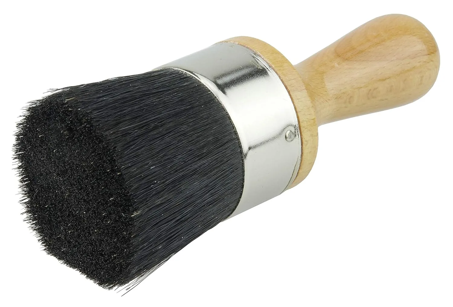 Weiler China Bristle Stencil Brush with Lacquered Wood Handle
