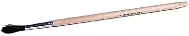 WEILER 41009 9/32" Marking Brush - Black Bristle, 1-3/8" Trim, Long Lacquered Handle