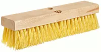 Weiler 44438 12" Block Size, 6 X 20 No. Of Rows, Wood Block, Polypropylene Fill, Deck Scrub Brush