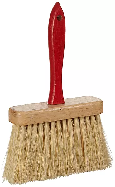 Weiler 44448 6-1/2" Block Size, 5 No. Of Rows, White Tampico Fill, Masonry Brush With Handle Pack of 1 6-1/2"