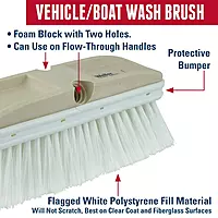 Weiler 44510 9-1/2" X 2-3/4" Block Size, Flagged White Polystyrene Fill