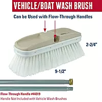 Weiler 44510 9-1/2" X 2-3/4" Block Size, Flagged White Polystyrene Fill