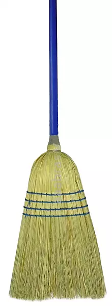 Weiler 44548 Light Industrial Upright Broom, Corn & Fiber Fill, 57" Overall Length