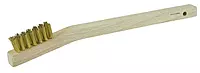 Weiler 44810 0.006" Wire Size, 7-1/2" X 1/2" Block Size, 3 X 7 No. Of Rows, Straight Brass Bristles