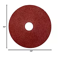 Weiler 59577 Tiger 7/8" Arbor, 4-1/2" Diameter, 80 Grit, Aluminum Oxide, Fiber Backing, Resin Fiber Disc