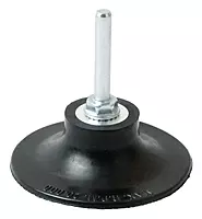 Weiler 51551 Tiger 1/4" Stem, 2" Diameter, Non-Woven Surface Conditioning Plastic Button Style Back-Up Pad