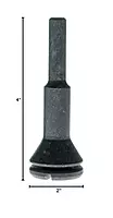 Weiler 56491 Mounting Mandrel For Cut-Off Wheels, Combo Pack, 1/4" Stem, 1/4" & 3/8" Arbor Hole