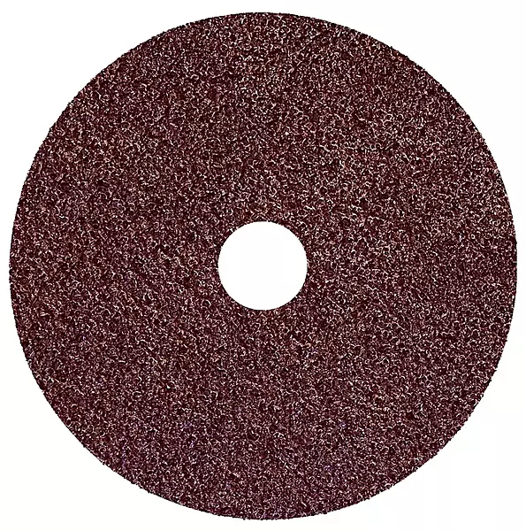 Weiler 59501 Tiger 7/8" Arbor, 5" Diameter, 24 Grit, Aluminum Oxide, Fiber Backing, Resin Fiber Disc