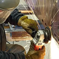 Weiler 59503 Wolverine Aluminum Oxide Resin Fiber Sanding & Grinding Disc, 5" Diameter, 36 Grit, 7/8" Arbor Hole (Pack of 25)