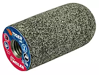 Weiler 68327 TIGER AO TYPE 18R Round Tip Portable Grinding Plug, A24-R, 1 1/2" X 3" X 5/8-11, (Pack of 12)