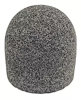 Weiler 68331 TIGER AO TYPE 18R Round Tip Portable Grinding Plug, A24-R, 3" X 3" X 5/8-11, (Pack of 12)