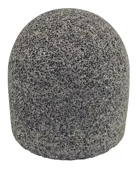 Weiler 68331 TIGER AO TYPE 18R Round Tip Portable Grinding Plug, A24-R, 3" X 3" X 5/8-11, (Pack of 12)