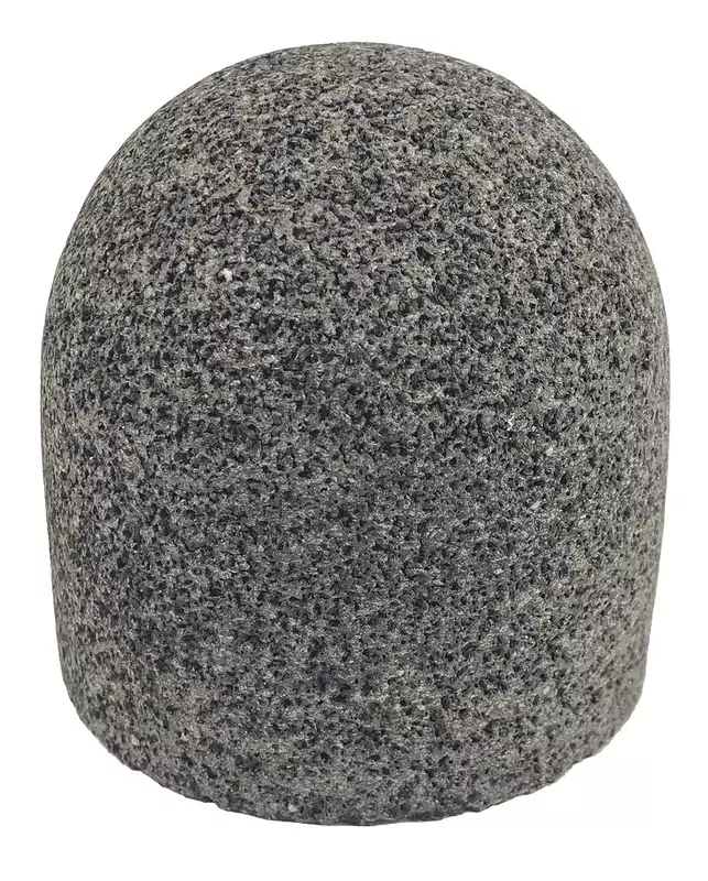 Weiler 68331 TIGER AO TYPE 18R Round Tip Portable Grinding Plug, A24-R, 3" X 3" X 5/8-11, (Pack of 12)