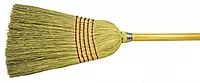 Weiler 70308 57" Length, 1-1/8" Handle Diameter, 5 Sews, Corn Fill, Janitor Upright Broom