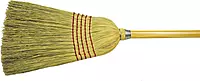 Weiler 70308 57" Length, 1-1/8" Handle Diameter, 5 Sews, Corn Fill, Janitor Upright Broom