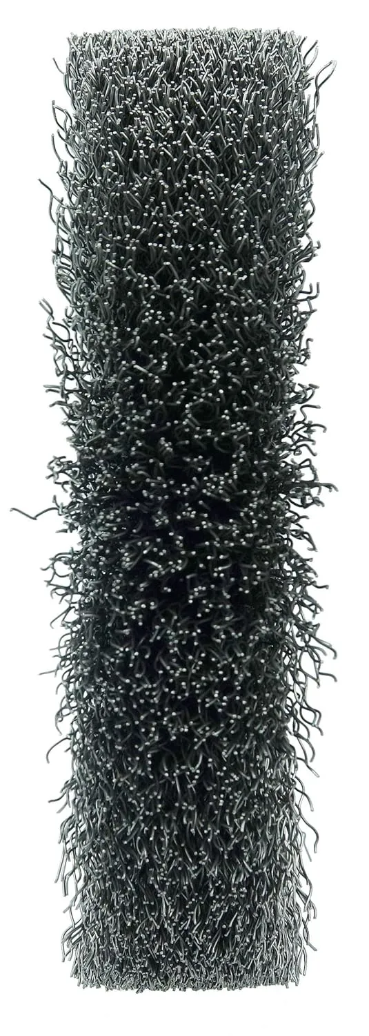 Weiler 03160 8" Wide Face Crimped Wire Wheel, .020" Steel Fill, 2" Arbor Hole, Made in The USA 0.02 Wire Size Steel