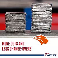 Weiler 57047 9 Inch Cutting Wheel, Tiger AO Steel/Metal Long Life Performance Cutting, 1/16" A60T Type 27 7/8" Arbor