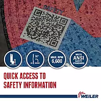 Weiler 57047 9 Inch Cutting Wheel, Tiger AO Steel/Metal Long Life Performance Cutting, 1/16" A60T Type 27 7/8" Arbor