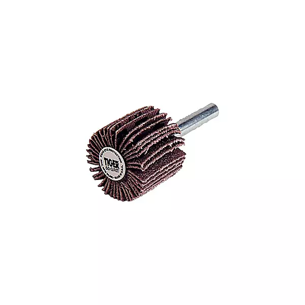 End Brushes: 1" Dia, Stainless Steel, Crimped Wire
