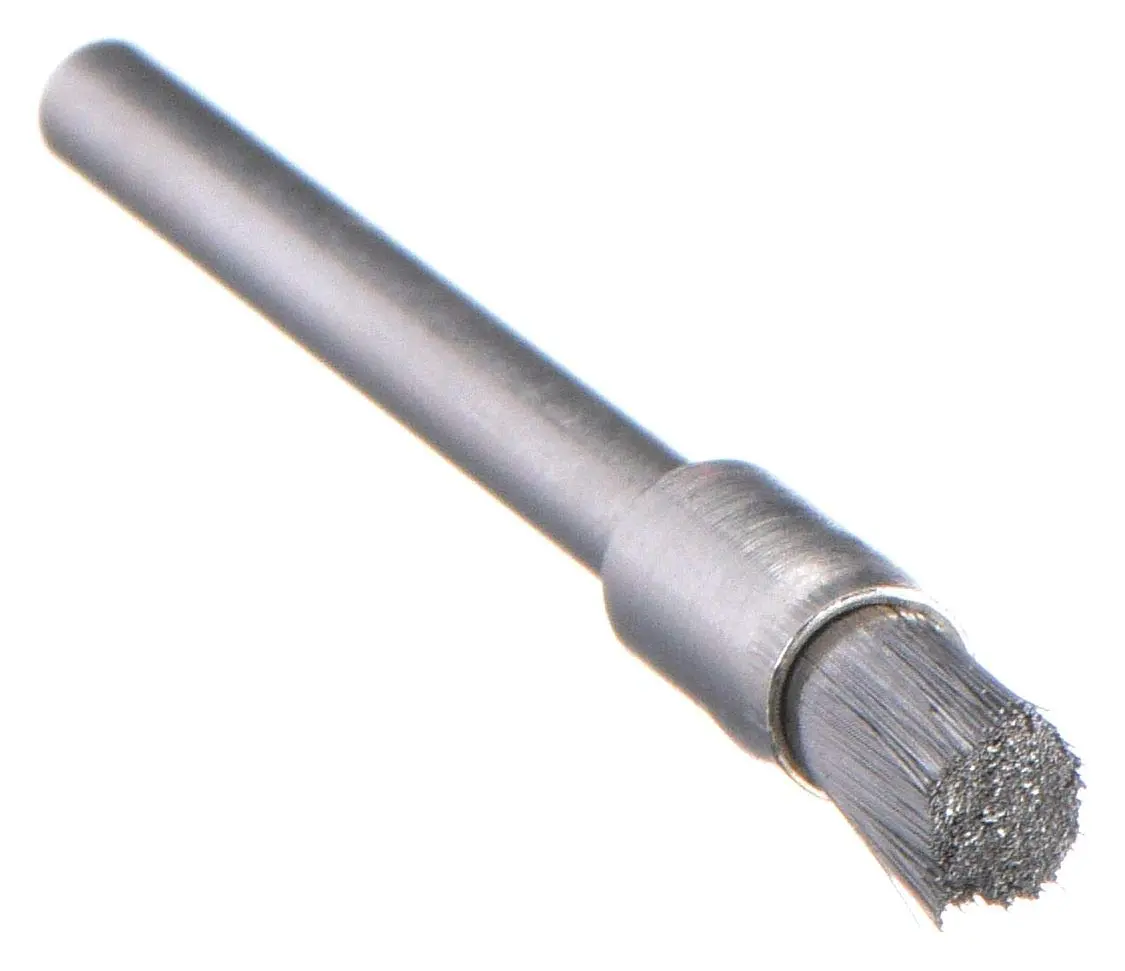 Minature End Wire Brush, 3/16", PK12