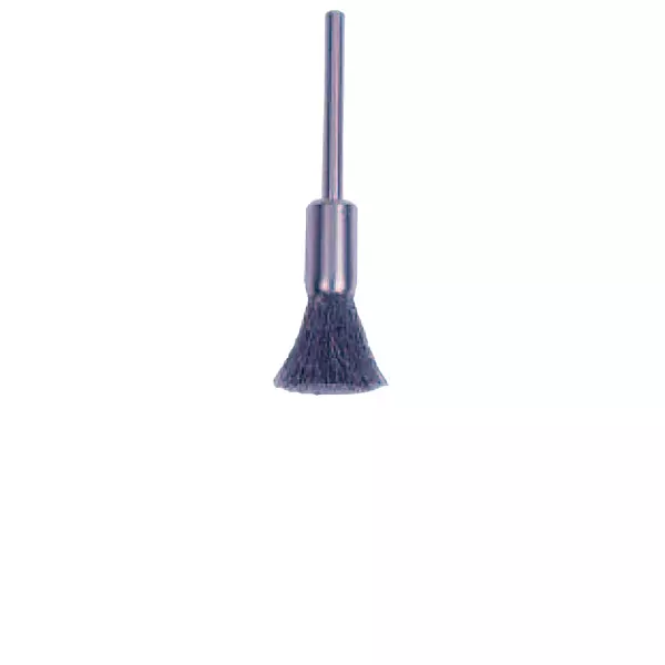 Miniature Stem-Mounted End Brushes - me-882 1/8in stem1/4in dia m