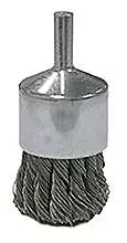 Weiler Stainless Steel Cup Brush - Shank Attachment - 1 in Diameter - 0.014 in Bristle Diameter - 36289 [PRICE is per EACH]