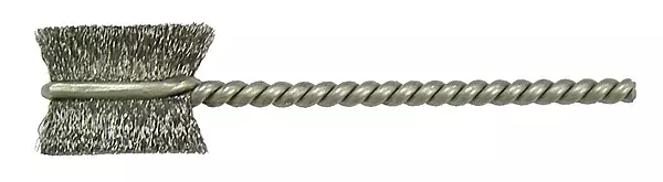 Weiler 21031 Power Tube Brush, Burrite Style, 5/8", 0.05" Steel Wire Fill, 5/8" Length