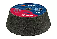 Weiler 68356 Tiger AO Type 11 Flaring Cup Wheel, A16-Q, 6/4-3/4 x 2 x 5/8-11, Rim 1", Back 3/4", (Pack of 5)