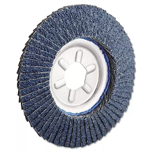 Weiler 804-50512 Tiger Premium Type 29 Angled Flap Disc, Zirconia Alumina, 36 Grit, 7/8", 13000 rpm, 4-1/2"