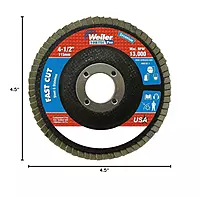 Weiler 804-31347 Vortec Pro Zirconia Alumina Type 29 Flap Disc, 120 Grit, 7/8", 13000 rpm, 4 1/2"