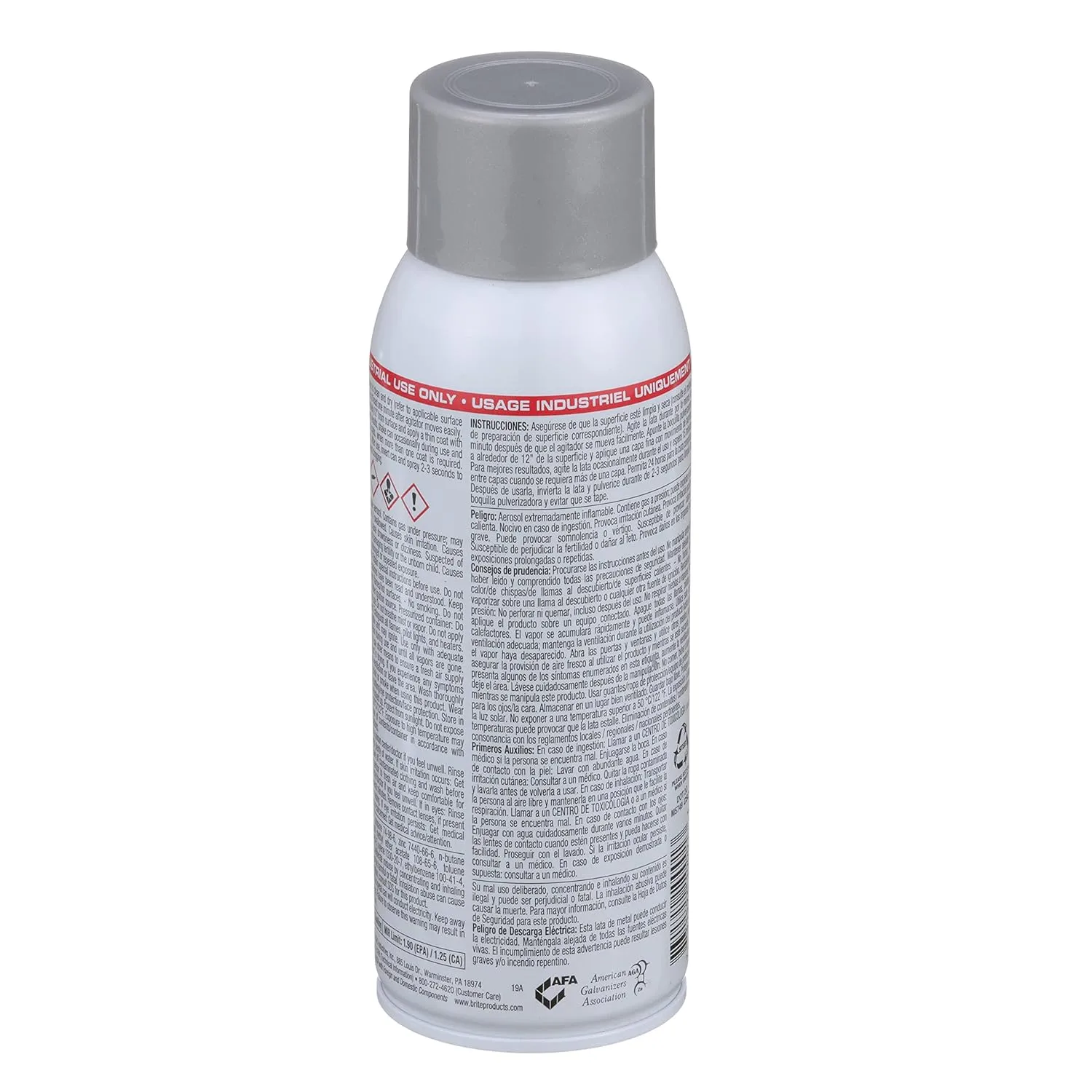 Weld-Aid B-100 Brite Zinc Primer, 12.5 oz 12.5 Ounce (Pack of 1)