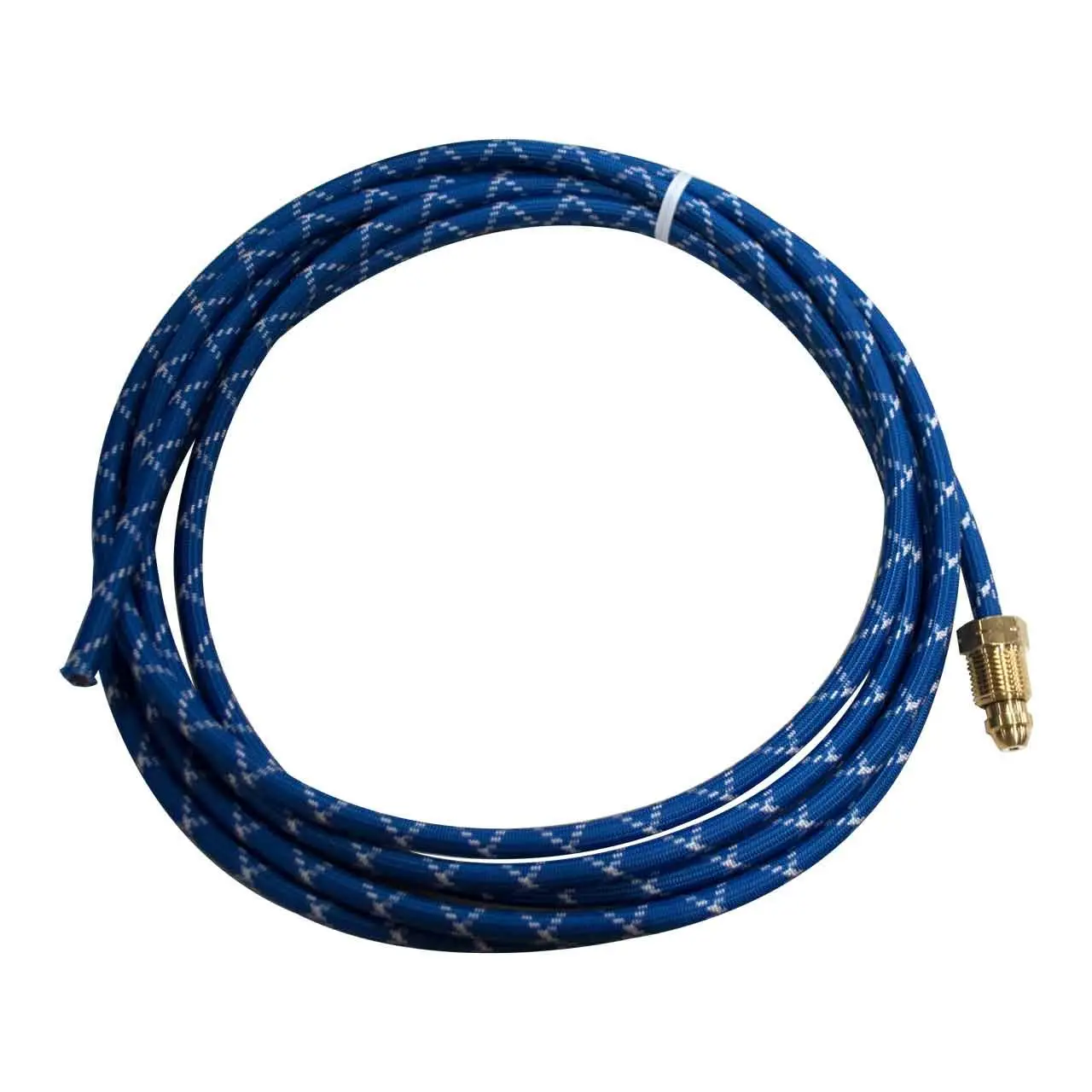 Water Hose, 12.5 Ft (3.8m), Braided Rubber, Blue