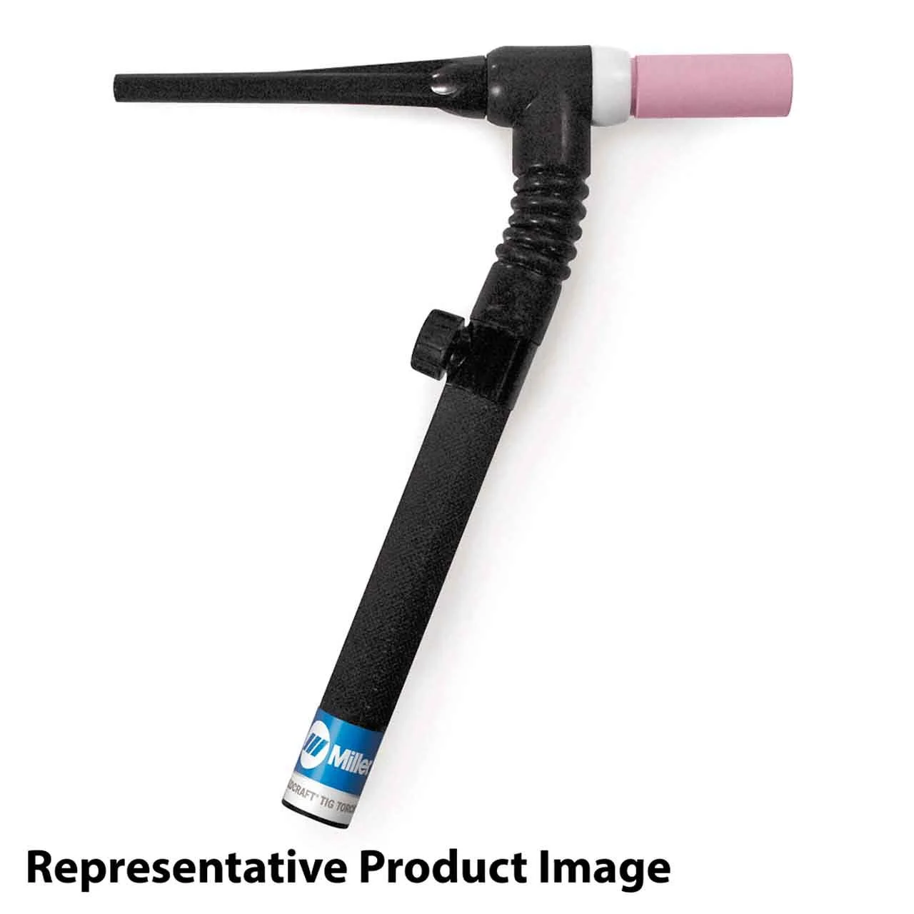 Weldcraft - WP-17FV-25-R A-150 150 Amp Air Cooled TIG Torch with Flexible Head and 25' Cable, Black
