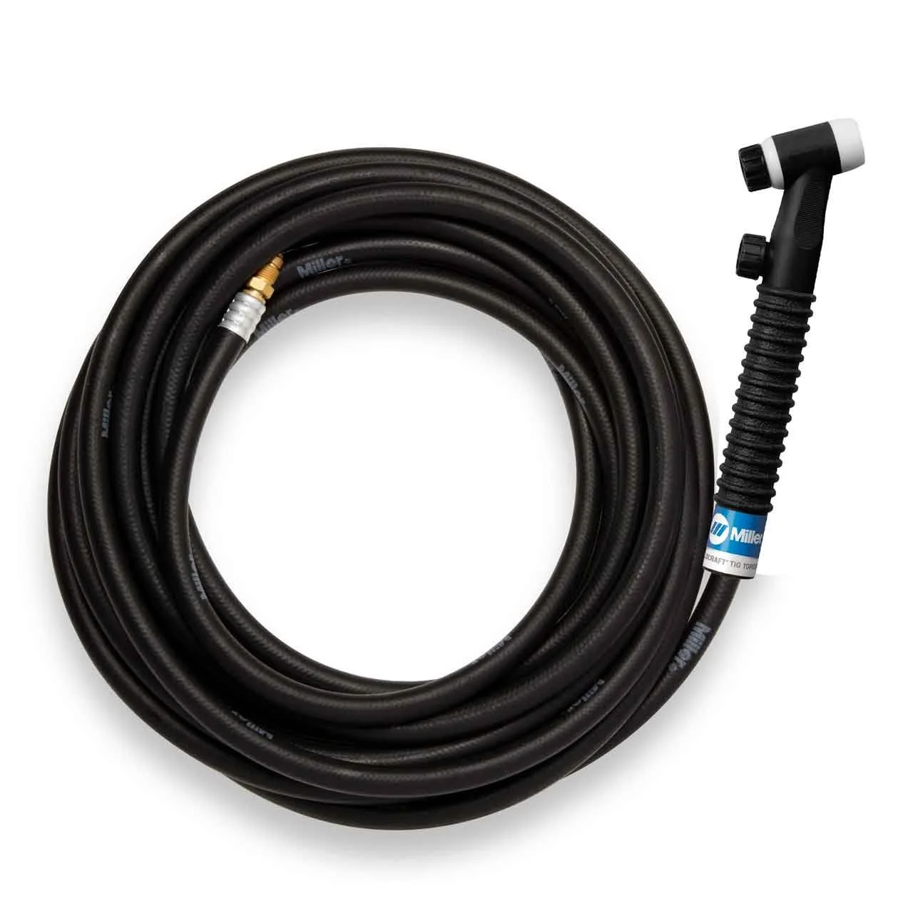 WP-17V-25-R WP-17V Air Cooled TIG Torch Kit, Angled Head, 7/8", One-Piece 25' Cable, Model Number: 366-WP-17V-25-R
