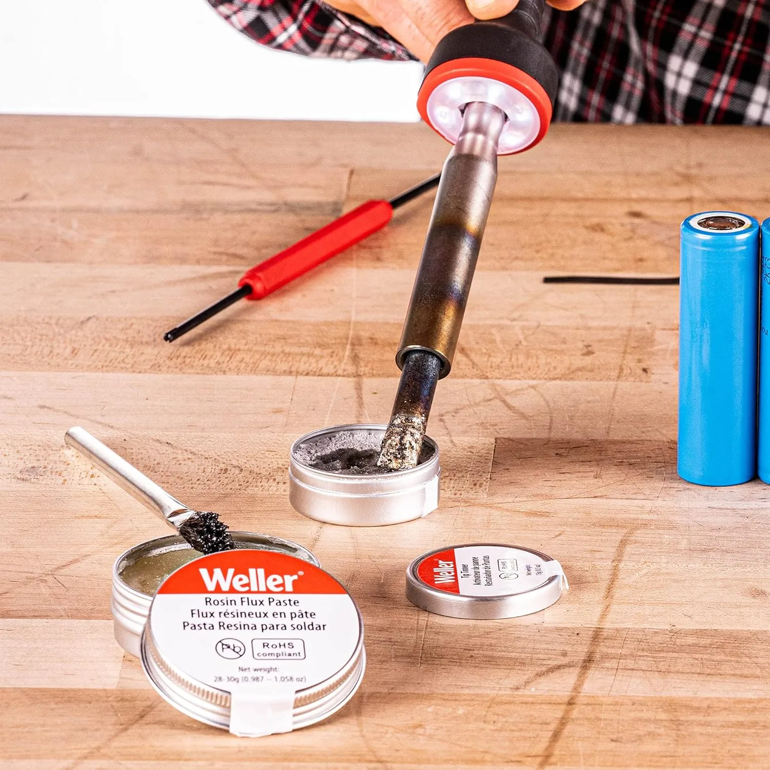 Weller 80W/120V Soldering Iron, LED Halo Ring - WLIR8012A No Size