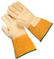 Wells Lamont 815-Y2021M Medium Yellow Grain Cowhide Welders Gloves