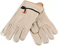 X-Large Tan Premium Quality Cowhide Unlined Gunn Cut Drivers Gloves With Straight Thumb And Bound Hem