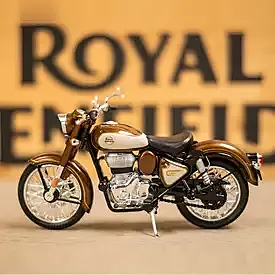 ROYAL ENFIELD SCALE MODEL NEW CLASSIC 350 MEDALLION BRONZE
