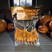 Werewolf Feet Costume Slippers