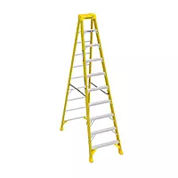 Werner, 6310, 10' Fiberglass 375 Lb. Stepladder, Type Iaa