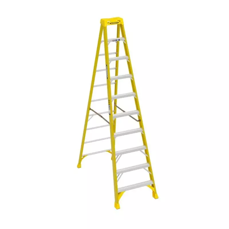 Werner, 6310, 10' Fiberglass 375 Lb. Stepladder, Type Iaa