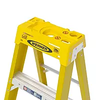 Werner, 6310, 10' Fiberglass 375 Lb. Stepladder, Type Iaa