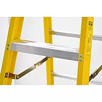 Werner, 6108, Stepladder, Fiberglass, 8 Ft. H, 300 Lb Cap