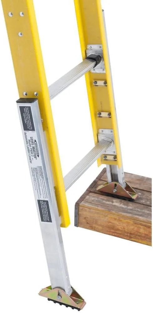 WERNER PK80-2 Level-Master Ladder Leveler with Steel Swivel Shoe